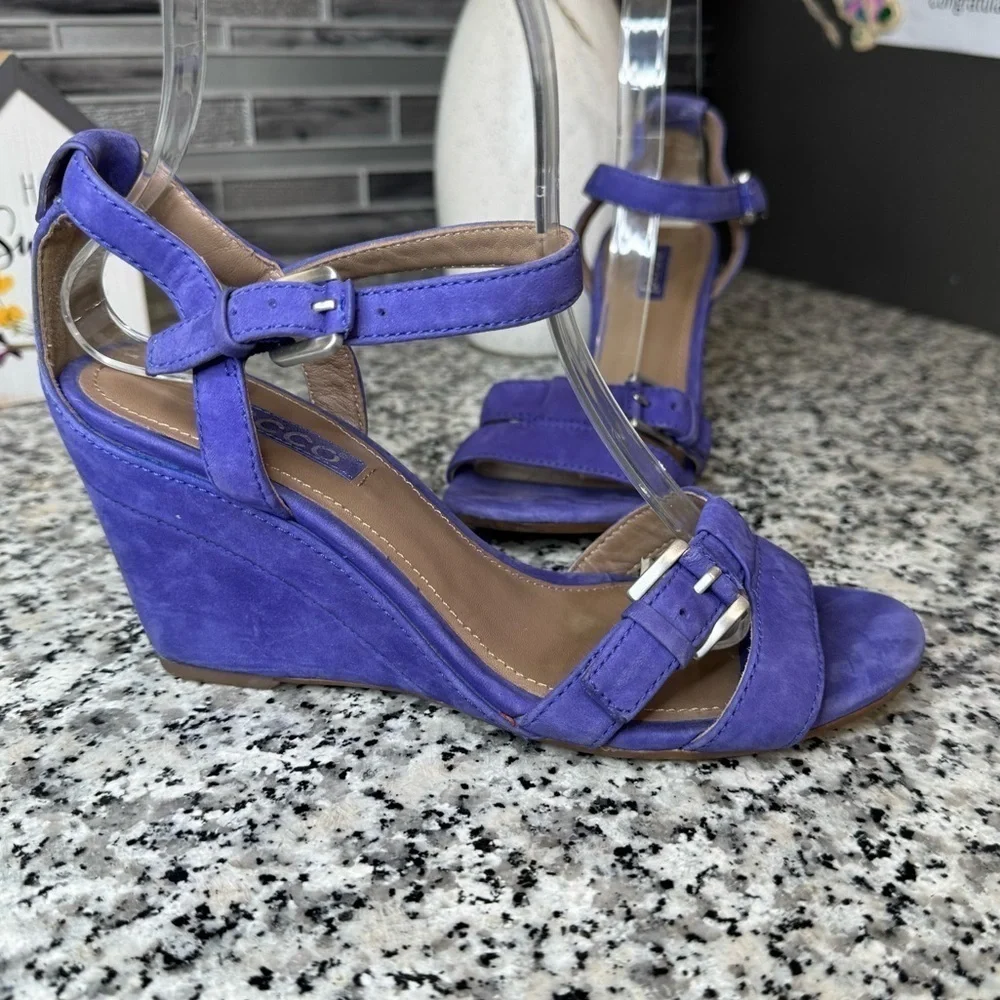 Ecco | Purple Wedge Heel Size 36
